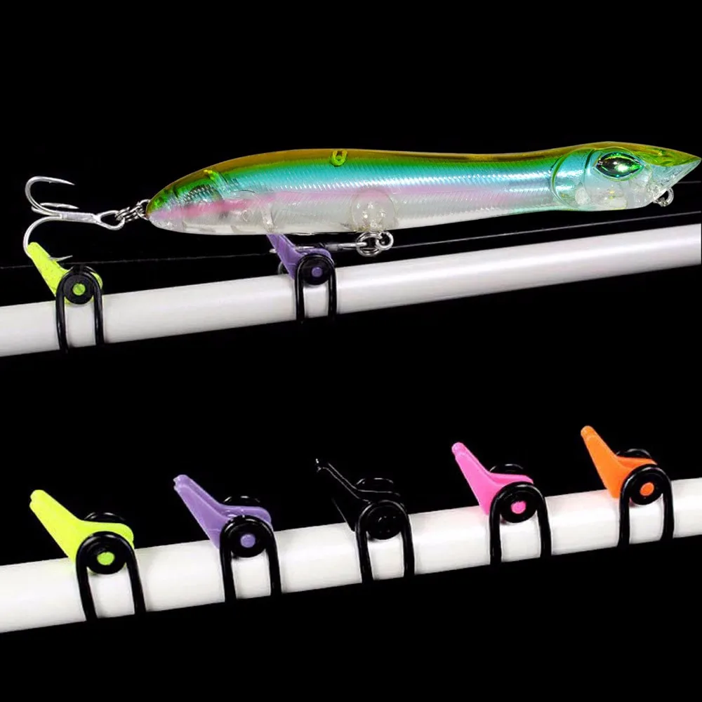 Fishing Accessaries for Hard Lure 5pcs/lot Tenkara Rod Clip Hanging Hooks Holder Lure Spoon Bait Hook Keeper Plastic Holder Clip
Fishing Accessaries for Hard Lure 5pcs/lot Tenkara Rod Clip Hanging Hooks Holder Lure Spoon Bait Hook Keeper Plastic Holder Clip