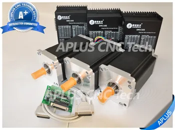 3-Axis NEMA 42 Stepper Motor (4100oz-in/200mm/8.0A) & 150VAC Stepper Driver DM1182 Kit
3-Axis NEMA 42 Stepper Motor (4100oz-in/200mm/8.0A) & 150VAC Stepper Driver DM1182 Kit