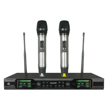 Bolymic Handheld Wireless Microphone System True Diversity Professional Stage Wireless Karaoke Microphone Dynamic Microphone
Bolymic Handheld Wireless Microphone System True Diversity Professional Stage Wireless Karaoke Microphone Dynamic Microphone