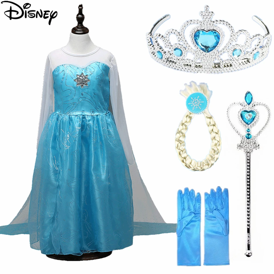 Disney Frozen dress Anna Elsa Kids Sofia Princess Party Costume Cosplay Snow Queen Fantasy Baby Girls Cape Vestido infantil
Disney Frozen dress Anna Elsa Kids Sofia Princess Party Costume Cosplay Snow Queen Fantasy Baby Girls Cape Vestido infantil