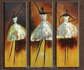 Modern Abstract Home Decoration Oil Painting Lage Canvas 3 Panel Ballet Dancer Set Hand Painted Wall Art Picture For Living Room
Modern Abstract Home Decoration Oil Painting Lage Canvas 3 Panel Ballet Dancer Set Hand Painted Wall Art Picture For Living Room