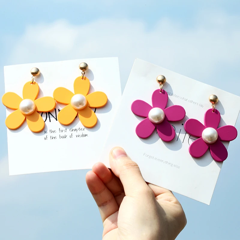 2019 New Korean Style Earrings Girls Cute Flowers Fashion Sweet Valentine's Day Gift Earrings Jewelry Wholesale
2019 New Korean Style Earrings Girls Cute Flowers Fashion Sweet Valentine's Day Gift Earrings Jewelry Wholesale