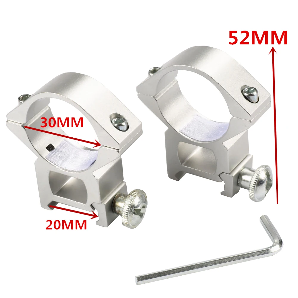 2 Pc Mizugiwa 25.4mm 30mm Ring 11mm 20mm Silver Weaver Picatinny Rail Mount Adapter Aluminum Hunting Caza Pistola Airsoft Pistol
2 Pc Mizugiwa 25.4mm 30mm Ring 11mm 20mm Silver Weaver Picatinny Rail Mount Adapter Aluminum Hunting Caza Pistola Airsoft Pistol