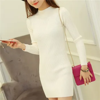 Autumn and winter half Korean Turtleneck Shirt female long sleeved Pullover Sweater slim slim thickening
Autumn and winter half Korean Turtleneck Shirt female long sleeved Pullover Sweater slim slim thickening