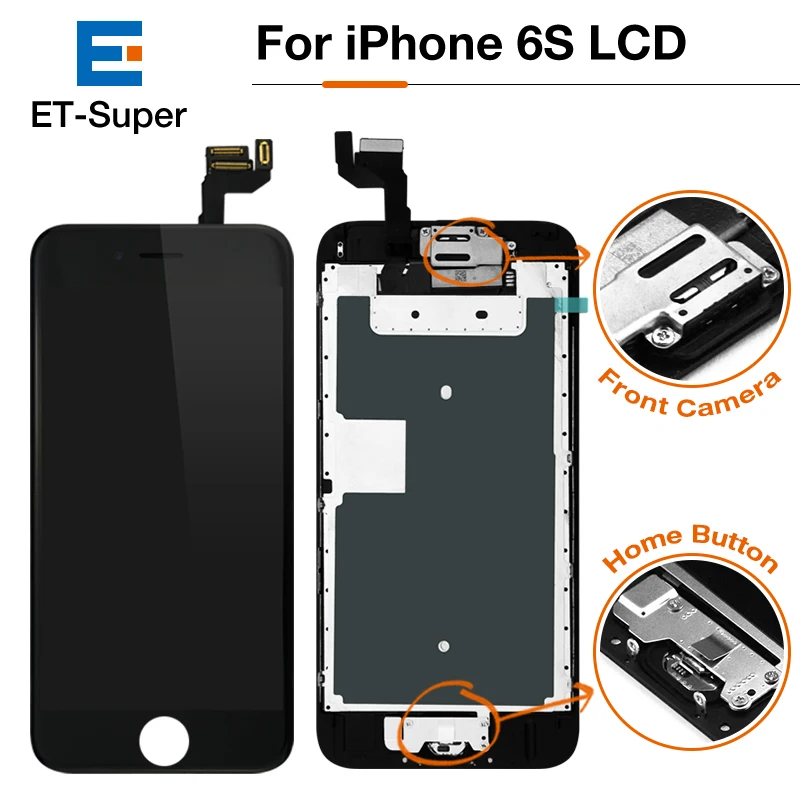 10Pcs/Lot LCD For iPhone 6S Display With Front Camera Flex Cable Speaker Home Button Spare Parts For iPhone 6S Screen Free DHL
10Pcs/Lot LCD For iPhone 6S Display With Front Camera Flex Cable Speaker Home Button Spare Parts For iPhone 6S Screen Free DHL