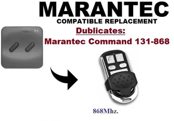 Marantec Command D302 D304 D313 D321 D323 868 131 868Mhz Garage Door Remote Control Replacement/Duplicator
Marantec Command D302 D304 D313 D321 D323 868 131 868Mhz Garage Door Remote Control Replacement/Duplicator