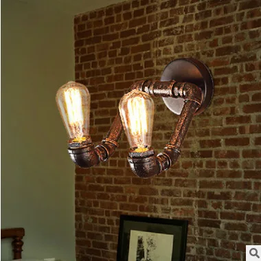 Wall Lamp Corridor Pipe Wall Lamp Double Wrought Iron Pipe Wall Lamp PorcCorridor Wall Lamp
Wall Lamp Corridor Pipe Wall Lamp Double Wrought Iron Pipe Wall Lamp PorcCorridor Wall Lamp