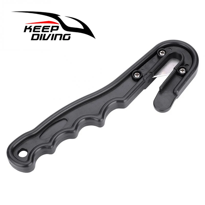 KEEP DIVING Diving Cutter Fishing Line&Cable Cutter Scuba Dive Knife with 2 Blades Black for Water Sports Safe Diving Accessory
KEEP DIVING Diving Cutter Fishing Line&Cable Cutter Scuba Dive Knife with 2 Blades Black for Water Sports Safe Diving Accessory