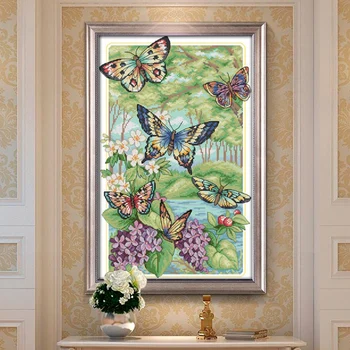 Meian Cross Stitch Embroidery Kits 14CT Butterfly Animal Cotton Thread Painting DIY Needlework DMC New Year Home Decor VS-0007
Meian Cross Stitch Embroidery Kits 14CT Butterfly Animal Cotton Thread Painting DIY Needlework DMC New Year Home Decor VS-0007