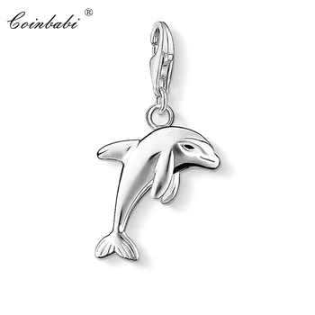 Charm Pendant Dolphin,2018 Fashion Jewelry Trendy Pure 925 Sterling Silver Gift For Women Men Fit Bracelet Necklace
Charm Pendant Dolphin,2018 Fashion Jewelry Trendy Pure 925 Sterling Silver Gift For Women Men Fit Bracelet Necklace