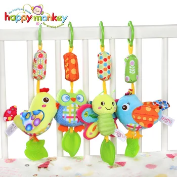 Happy Monkey Wind Chime Take Along Animal Styles Infant Baby Toys Crib Stroller Soft hanging Bell Rattle Toys
Happy Monkey Wind Chime Take Along Animal Styles Infant Baby Toys Crib Stroller Soft hanging Bell Rattle Toys
