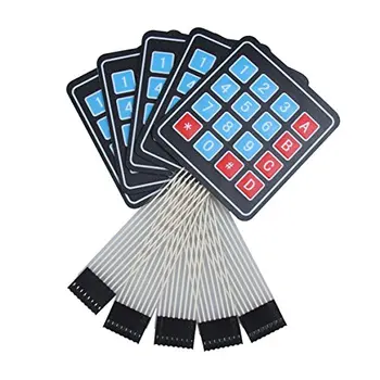 Keyboard Membrane Switch--Lot of 5 4x4 Matrix Fan 16 Keys Keyboard Membrane Switch
Keyboard Membrane Switch--Lot of 5 4x4 Matrix Fan 16 Keys Keyboard Membrane Switch