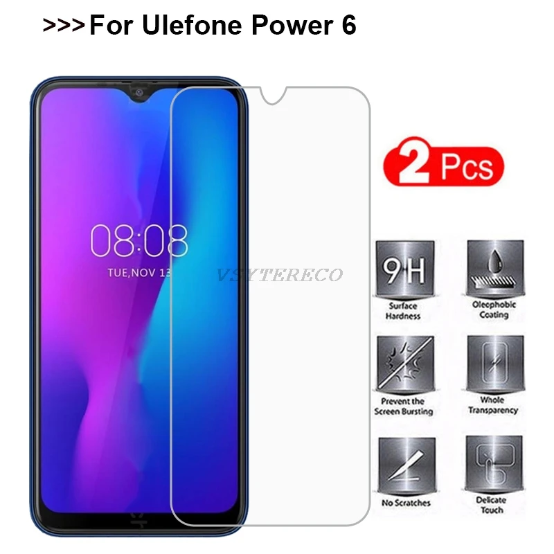 2Pcs Tempered Glass for ULEFONE POWER 6 6.3" Screen Protector Protective Smartphone Case Glass Film For ULEFONE POWER 6 Cover
2Pcs Tempered Glass for ULEFONE POWER 6 6.3" Screen Protector Protective Smartphone Case Glass Film For ULEFONE POWER 6 Cover