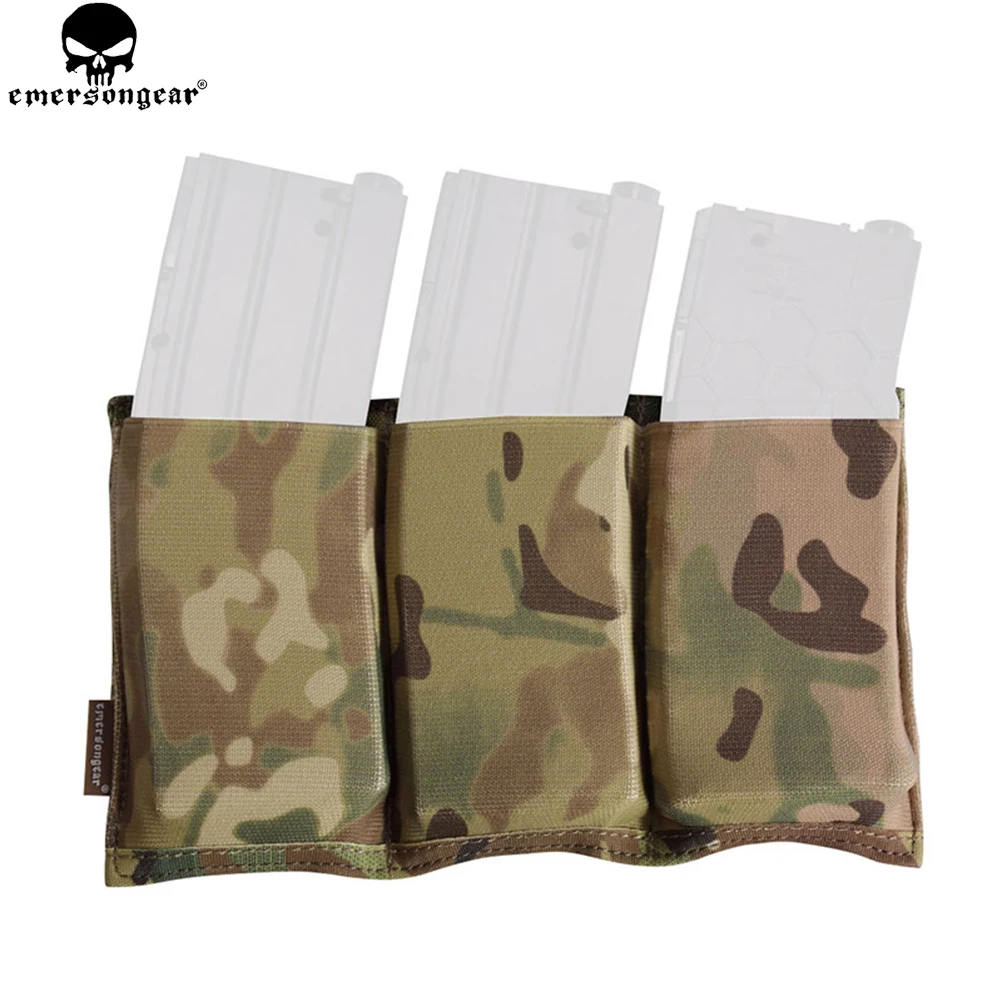 Сумка EMERSON GEAR Triple M4 Mag тактический Молл сумка для журналов с быстрой загрузкой
