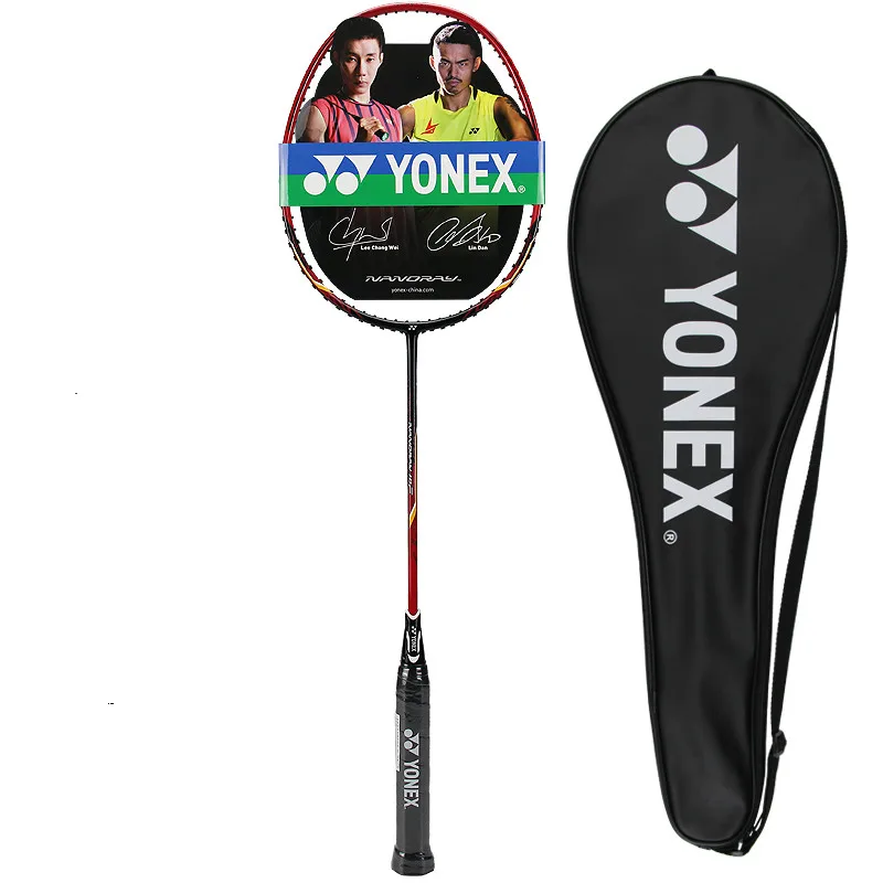 

Original Yonex Nanoray NR10F Badminton Trainen racket yy 4U super light offensive FULL Racquet Carbon Fiber Raquette With Strung