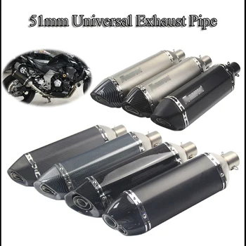 Motorcycle Exhaust Muffler Pipe 38-51mm Universal Muffler Tail Tip Pipe Exhaust Modified Carbon Fiber Tube For ATV Scooter Bike
Motorcycle Exhaust Muffler Pipe 38-51mm Universal Muffler Tail Tip Pipe Exhaust Modified Carbon Fiber Tube For ATV Scooter Bike