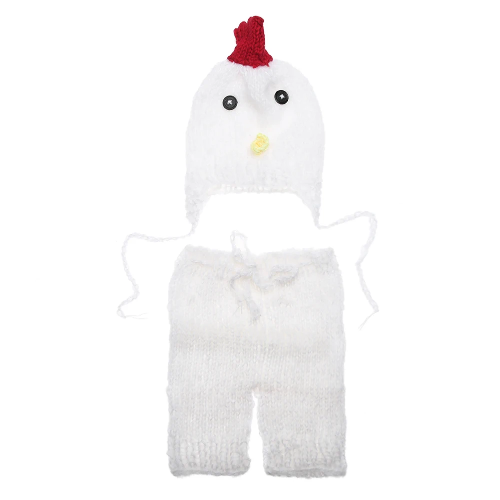 2Pcs Newborn Baby Baby Photography Prop Clothes Set White Crochet Knit Long Pants + Cute Chicken Hat Photo Studio Prop Outfits
2Pcs Newborn Baby Baby Photography Prop Clothes Set White Crochet Knit Long Pants + Cute Chicken Hat Photo Studio Prop Outfits