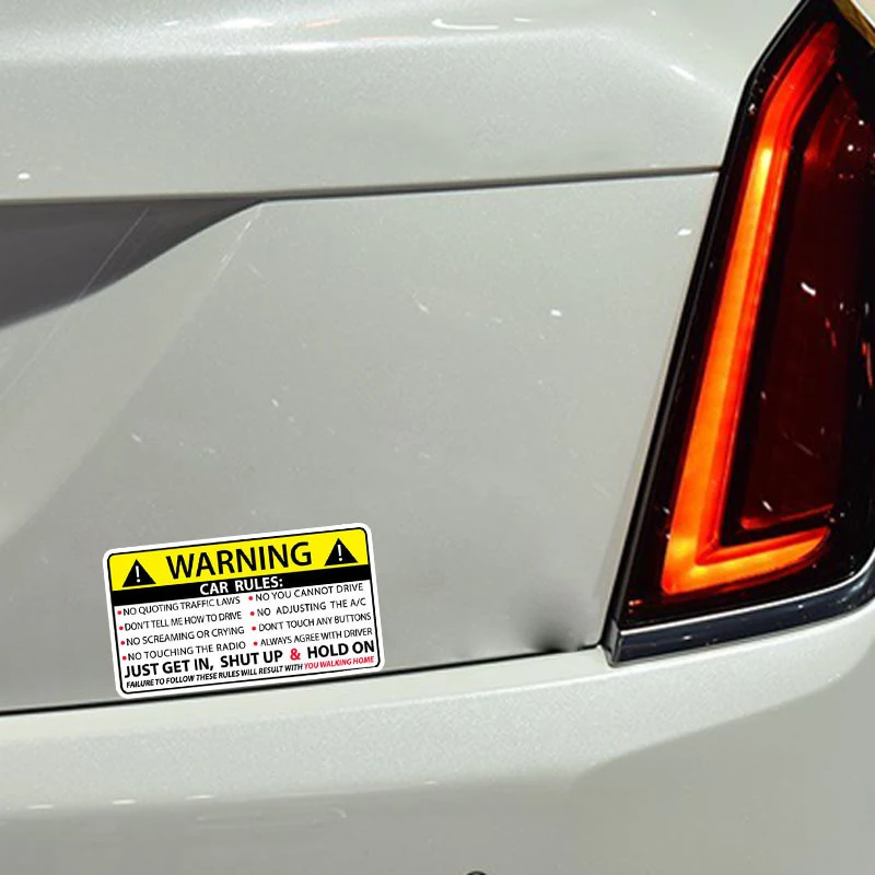 2 Pcs Car Security Decal High Quality Waterproof PVC Car Safety Warning Rule Paster Car Sticker Auto Car Exterior Easy pasting
2 Pcs Car Security Decal High Quality Waterproof PVC Car Safety Warning Rule Paster Car Sticker Auto Car Exterior Easy pasting