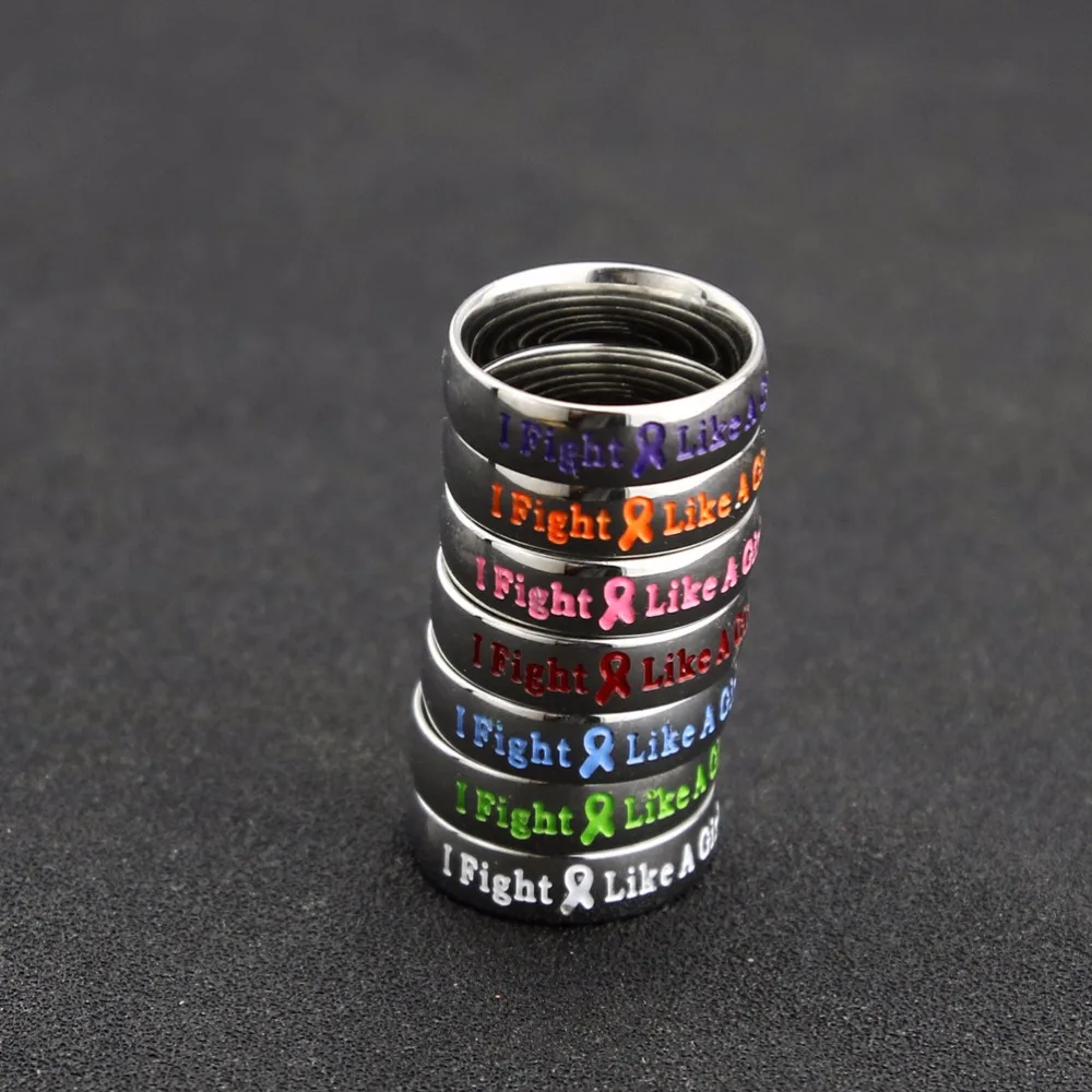 PBR115, Stainless Steel Pink/White/Blue/Orange/Purple/Red/Green Ribbon Campaign Awareness Enamel Letter Couple Finger Ring
PBR115, Stainless Steel Pink/White/Blue/Orange/Purple/Red/Green Ribbon Campaign Awareness Enamel Letter Couple Finger Ring