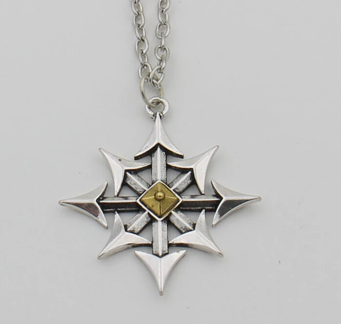 Chaos Star Necklace Nautical Pirate Punk Pendant Stripper Gothic Rockability Nordic Celtic Slavic Jewelry
Chaos Star Necklace Nautical Pirate Punk Pendant Stripper Gothic Rockability Nordic Celtic Slavic Jewelry