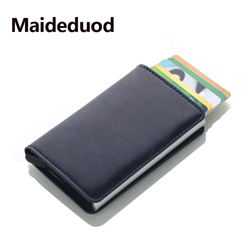 Maideduod NEW Men And Women Credit Card Holder RFID Aluminium Business Card Holder Crazy Horse PU Leather Travel Card Wallet
Maideduod NEW Men And Women Credit Card Holder RFID Aluminium Business Card Holder Crazy Horse PU Leather Travel Card Wallet