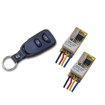 DC 3.5V-12V Remote Control Switch Micro Wireless Remote Switch System Mini Relay Receiver Launcher Transmitter 315/433Mhz
DC 3.5V-12V Remote Control Switch Micro Wireless Remote Switch System Mini Relay Receiver Launcher Transmitter 315/433Mhz