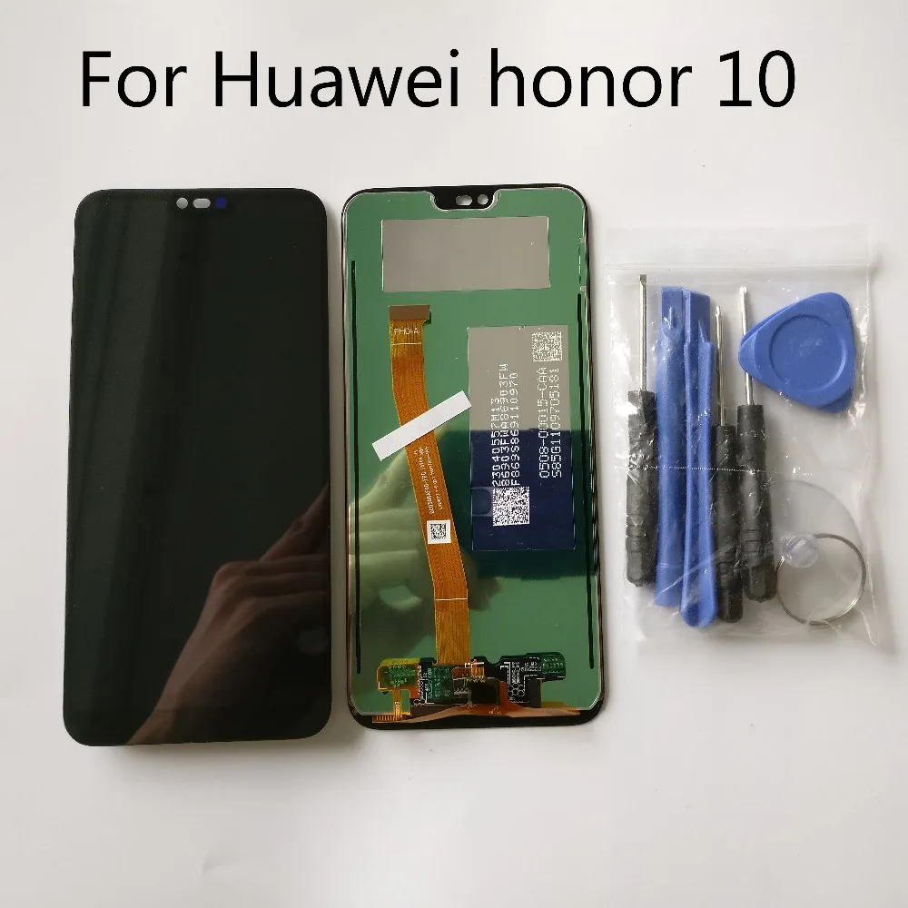 100% Tested High Quality 5.8 inch For Huawei Honor 10 honor10 LCD Display + Touch Screen Digitizer Assembly Replacement + Tools
100% Tested High Quality 5.8 inch For Huawei Honor 10 honor10 LCD Display + Touch Screen Digitizer Assembly Replacement + Tools