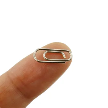 50pcs Metal Mini Paper Clips 3/5 Inch Nickel Plated Steel Paper Clip for Office Stationery Supplies Office Paper Clips Small
50pcs Metal Mini Paper Clips 3/5 Inch Nickel Plated Steel Paper Clip for Office Stationery Supplies Office Paper Clips Small