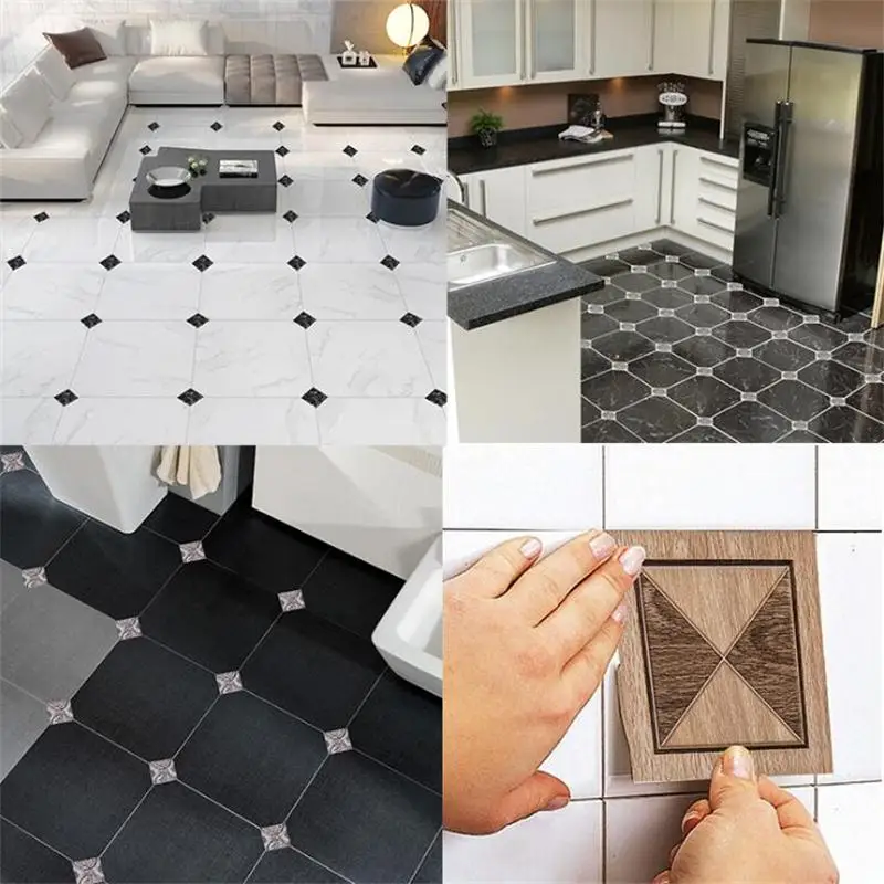 10pcs/lot 3D Europe Style Floor Tiles Diagonal Wall Stickers Bathroom Kitchen Waist Line Poster Wear-resistant Vinyl Art Mural
10pcs/lot 3D Europe Style Floor Tiles Diagonal Wall Stickers Bathroom Kitchen Waist Line Poster Wear-resistant Vinyl Art Mural