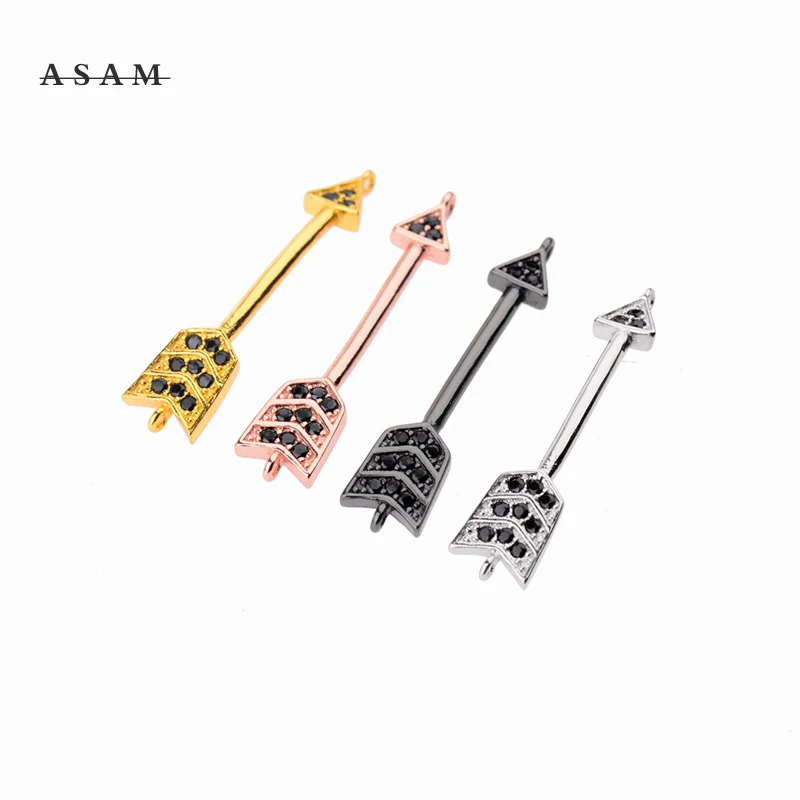 Arrow Shape Micro Zirconia Bracelets CZ Beads Copper Accessories Jewelry Making DIY Findings New Design Fashion Style 2019
Arrow Shape Micro Zirconia Bracelets CZ Beads Copper Accessories Jewelry Making DIY Findings New Design Fashion Style 2019