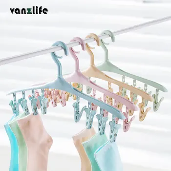 vanzlife multifunctional clothes hanger, underwear sock clips, household clothes support plastic hanger
vanzlife multifunctional clothes hanger, underwear sock clips, household clothes support plastic hanger