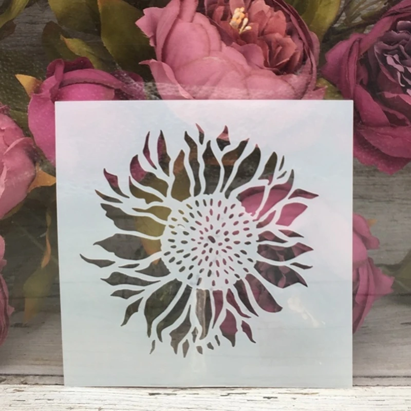 1Pcs 5*5" Sunflower DIY Layering Stencils Wall Painting Scrapbook Coloring Embossing Album Decorative Paper Card Template
1Pcs 5*5" Sunflower DIY Layering Stencils Wall Painting Scrapbook Coloring Embossing Album Decorative Paper Card Template