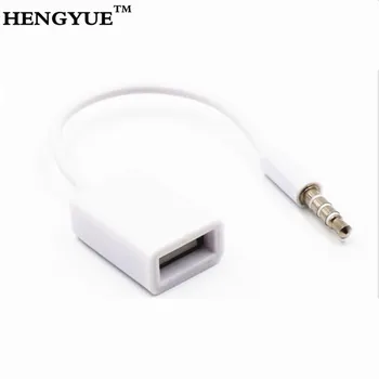 HENGYUE Free Shipping 100pc 3.5mm Male AUX Audio Plug Jack to USB 2.0 Female Adapter Cable White New
HENGYUE Free Shipping 100pc 3.5mm Male AUX Audio Plug Jack to USB 2.0 Female Adapter Cable White New