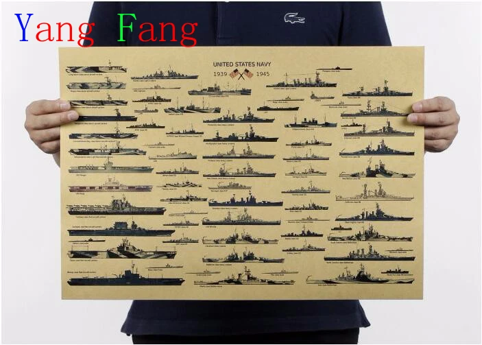 World War II Battleship Poster retro HD Bar/cafe vintage Wall Art Crafts Sticker Sign Living room Paint Print 51*35cm
World War II Battleship Poster retro HD Bar/cafe vintage Wall Art Crafts Sticker Sign Living room Paint Print 51*35cm