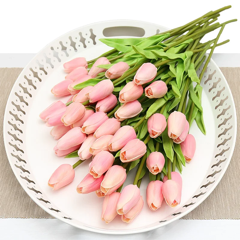 20pcs Artificial Fake Flower Real Touch Tulip Bouquet Simulation Decorating Flowers for Wedding Decor Home Accessories AFT1330
20pcs Artificial Fake Flower Real Touch Tulip Bouquet Simulation Decorating Flowers for Wedding Decor Home Accessories AFT1330