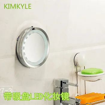 Fashion 6 inches metal led makeup mirror bathroom / haptor wall mirror 5 X magnifying /high definition shower mirror
Fashion 6 inches metal led makeup mirror bathroom / haptor wall mirror 5 X magnifying /high definition shower mirror