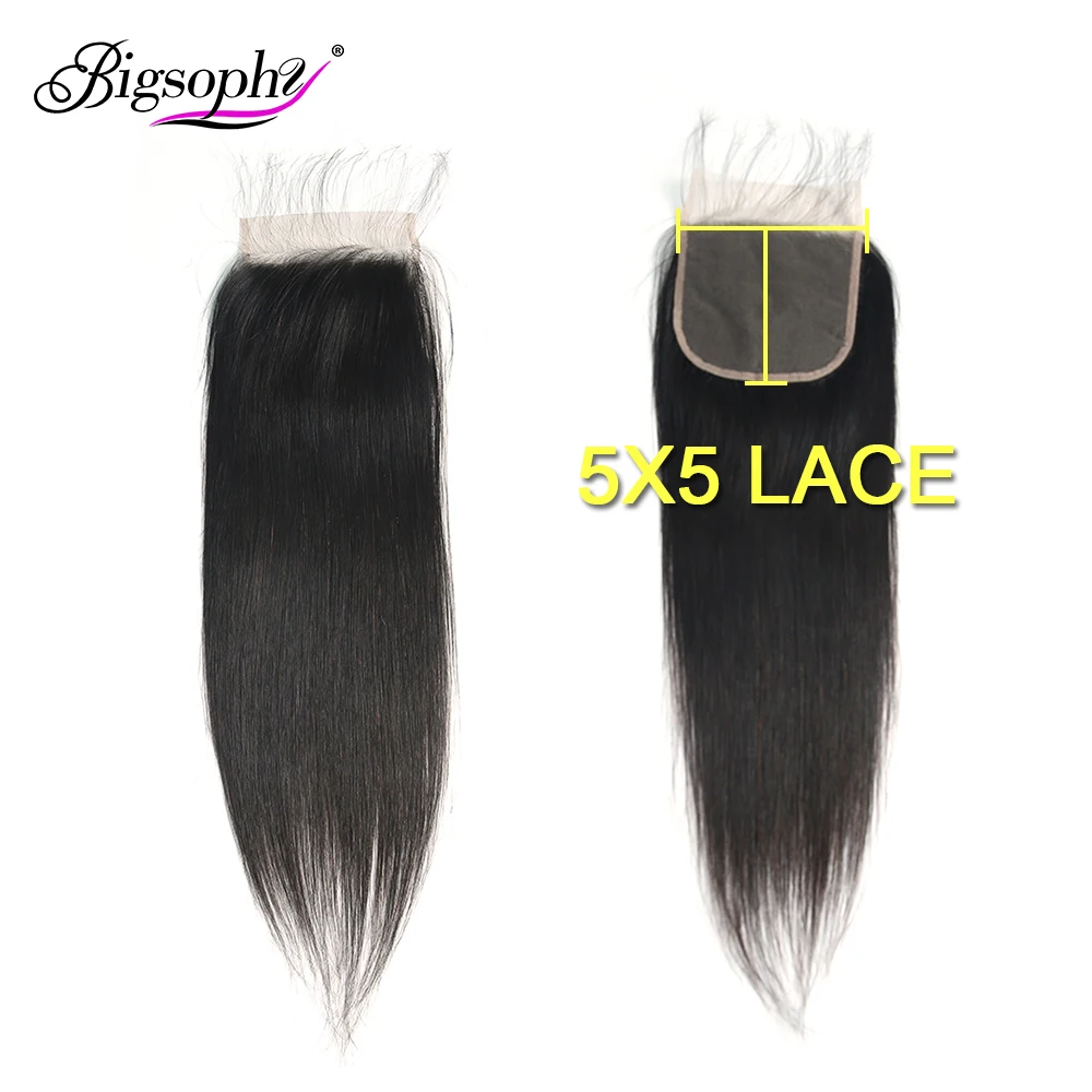 5x5 Lace Closure Straight Hair Malaysian 100% Human Hair Closure With Baby Hair 8-24inch Human Remy Hair Natural Color Bigsophy
5x5 Lace Closure Straight Hair Malaysian 100% Human Hair Closure With Baby Hair 8-24inch Human Remy Hair Natural Color Bigsophy