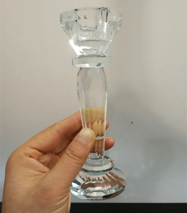 2pcs/set Clear Tall Pillar Candle Holder Wedding Decor Crystal Holders 11" Creative Home Decorative Candlestick Holder
2pcs/set Clear Tall Pillar Candle Holder Wedding Decor Crystal Holders 11" Creative Home Decorative Candlestick Holder