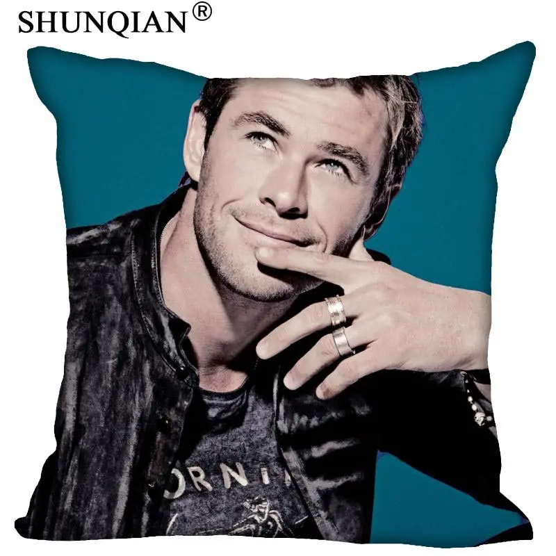 New Home pillow Cover 18x18 Inch Chris Hemsworth Pillowcase Zippered Two Sides Print Cuatom pillow cases Housse de Coussin
New Home pillow Cover 18x18 Inch Chris Hemsworth Pillowcase Zippered Two Sides Print Cuatom pillow cases Housse de Coussin