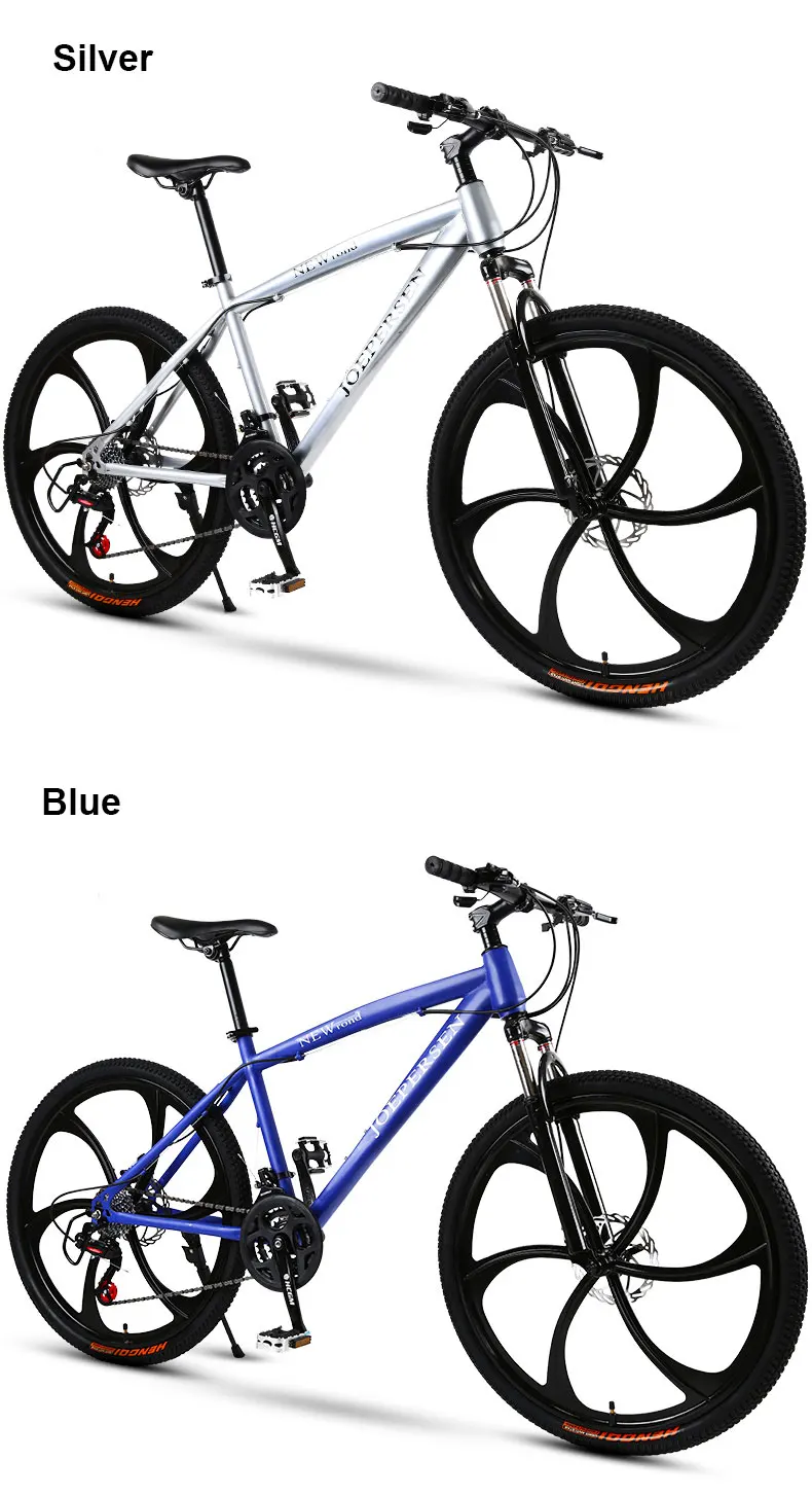 Flash Deal 24/26 inch Speed Mountain bicycle Shock Absorber Double Disc Brakes Off-road Adult Bike Student Men And Women 7