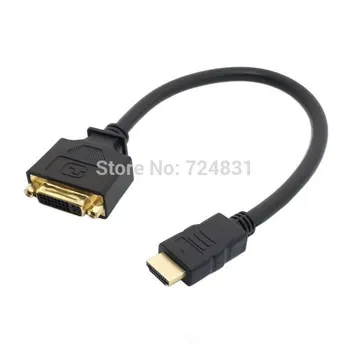 10pcs/lot Cablecc 10cm DVI Female to HDMI Male Adapter Converter Cable for PC Laptop HDTV
10pcs/lot Cablecc 10cm DVI Female to HDMI Male Adapter Converter Cable for PC Laptop HDTV