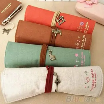 Fantastic Pencilcase Hot Retro Canvas Bag Stationery Holder Roll Up Pen Large Capacity Brushes Makeup Pencil Case Pouch
Fantastic Pencilcase Hot Retro Canvas Bag Stationery Holder Roll Up Pen Large Capacity Brushes Makeup Pencil Case Pouch