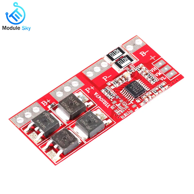 4S 30A Li-ion Lithium Battery Charger Protection Board Module 14.4V 14.8V 16.8V Overcharge Over Short Circuit High Current
4S 30A Li-ion Lithium Battery Charger Protection Board Module 14.4V 14.8V 16.8V Overcharge Over Short Circuit High Current