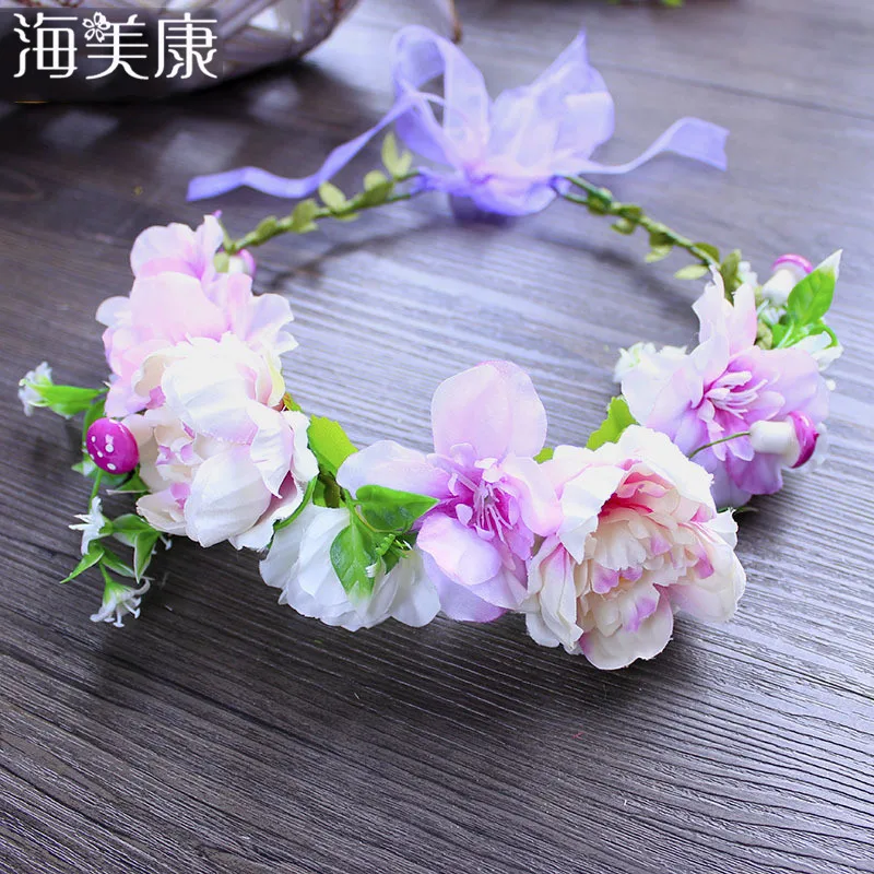 Haimeikang Emotional Flowers Mushroom Hairband Mori Beach Garlands Headband Bride Wedding Floral Headwear Women Hair Accessories
Haimeikang Emotional Flowers Mushroom Hairband Mori Beach Garlands Headband Bride Wedding Floral Headwear Women Hair Accessories