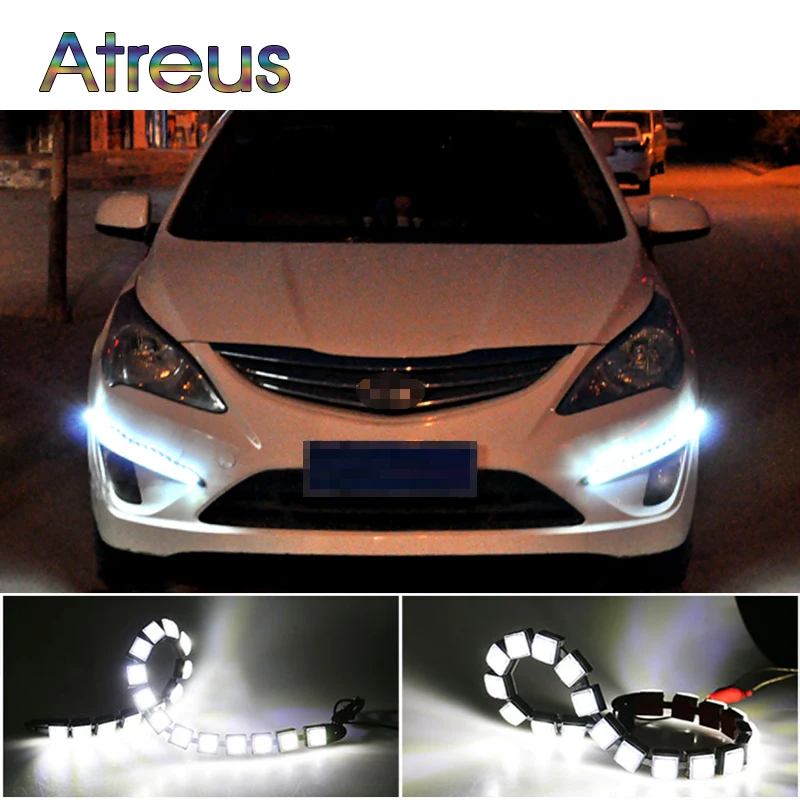 Atreus Car LED Day Lights 12V For Toyota corolla rav4 Chevrolet cruze aveo Peugeot 206 307 207 accessories 1Pair DRL fog lamp 
Atreus Car LED Day Lights 12V For Toyota corolla rav4 Chevrolet cruze aveo Peugeot 206 307 207 accessories 1Pair DRL fog lamp