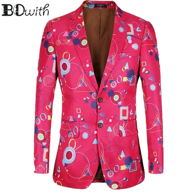 2019 Newest Men Blazer Jacket Geometric Printed Casual Long Sleeve Notched Collar Men Coat for Party Groom Holiday
2019 Newest Men Blazer Jacket Geometric Printed Casual Long Sleeve Notched Collar Men Coat for Party Groom Holiday
