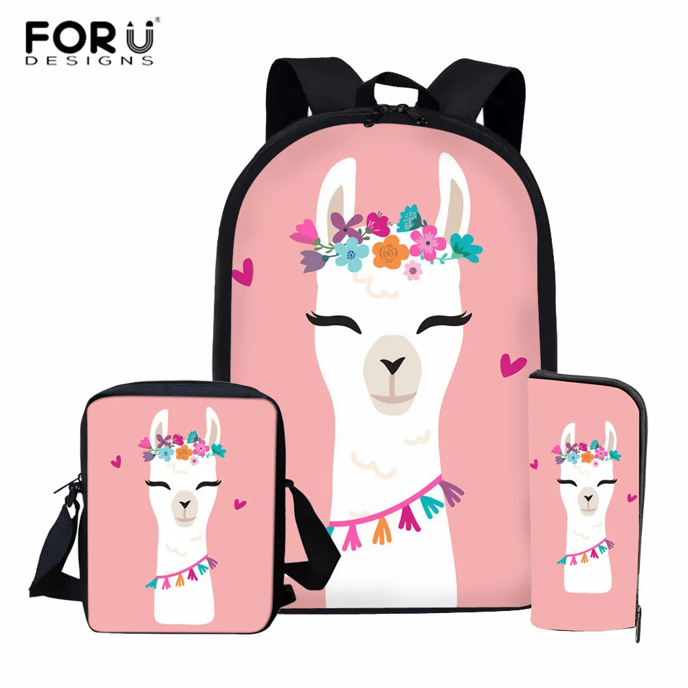 FORUDESIGNS Women Backpack Cute Alpaca Prints Bagpack for Teenager Girls Boys Schoolbag Set Kids Daypack Women Travel Rucksack
FORUDESIGNS Women Backpack Cute Alpaca Prints Bagpack for Teenager Girls Boys Schoolbag Set Kids Daypack Women Travel Rucksack