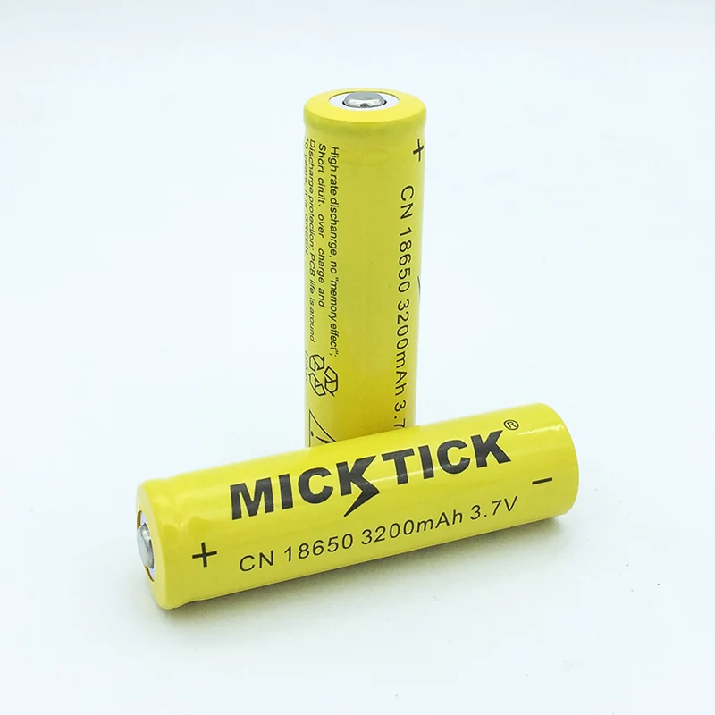 18650 Battery 3200mAh 3.7V 18650 Rechargeable Battery Li-ion Lithium Bateria for LED Flashlight Torch Lithium Battery
18650 Battery 3200mAh 3.7V 18650 Rechargeable Battery Li-ion Lithium Bateria for LED Flashlight Torch Lithium Battery