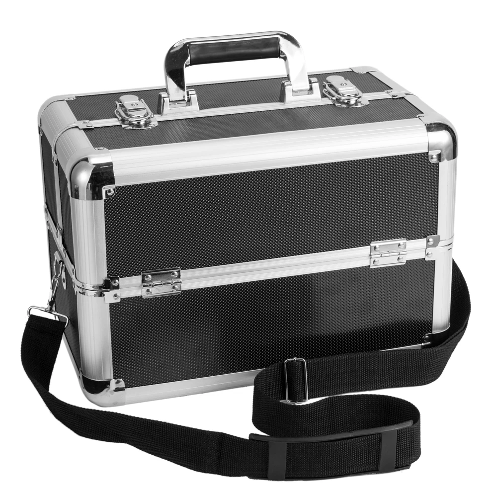 Professional Aluminum Makeup Case Portable Travel Jewelry Train Case Cosmetic Organizer Case Box Beauty Case
Professional Aluminum Makeup Case Portable Travel Jewelry Train Case Cosmetic Organizer Case Box Beauty Case