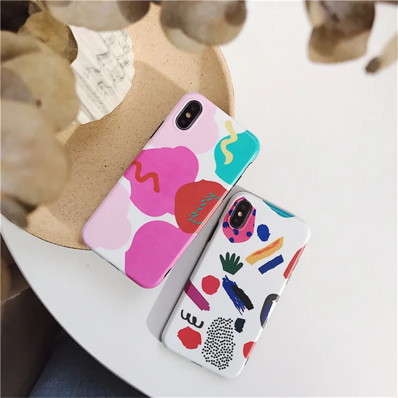 Colorful Artistic Graffiti Phone Case For iphone 6 6S 7 8 plus Case For iphone X Back Cover Fashion Glossy Soft TPU Cases Capa
Colorful Artistic Graffiti Phone Case For iphone 6 6S 7 8 plus Case For iphone X Back Cover Fashion Glossy Soft TPU Cases Capa